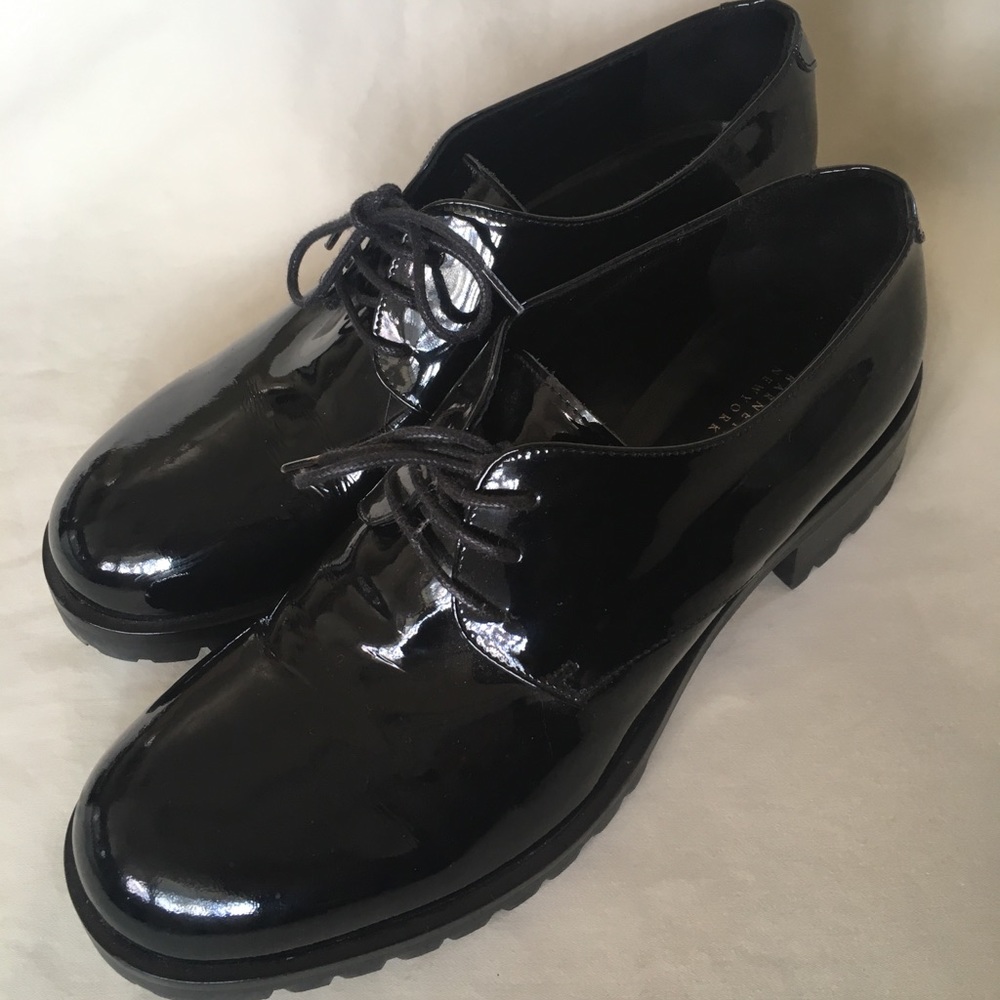 Barney’s New York patent oxfords